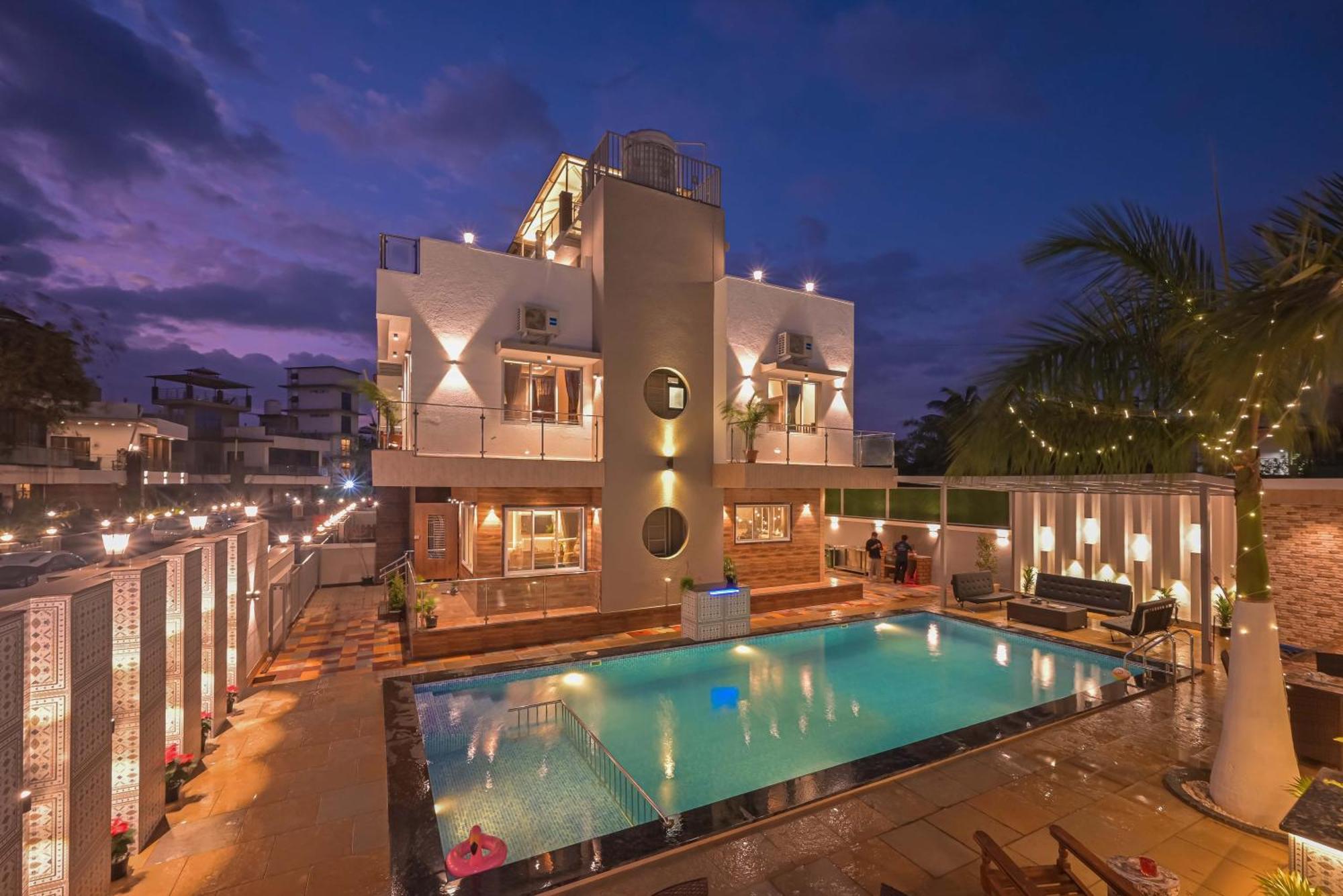 Azure Retreat Villa By Tropicana Stays Lonavala Ngoại thất bức ảnh